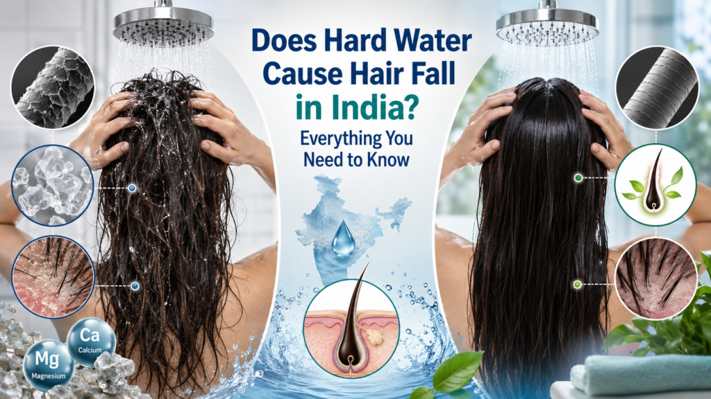 Hard water and hair fall